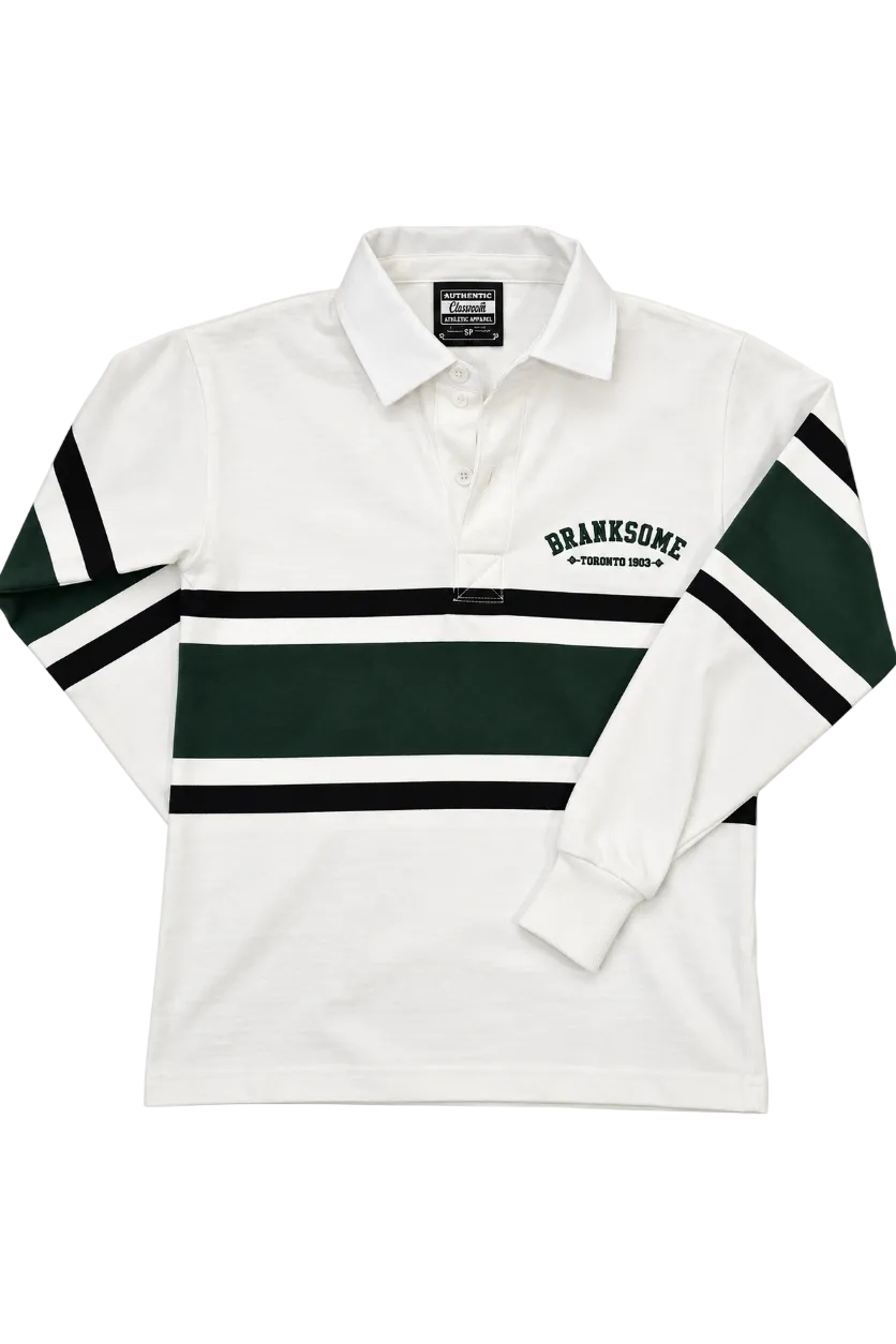 BH White Rugby Shirt (Adult Sizes)
